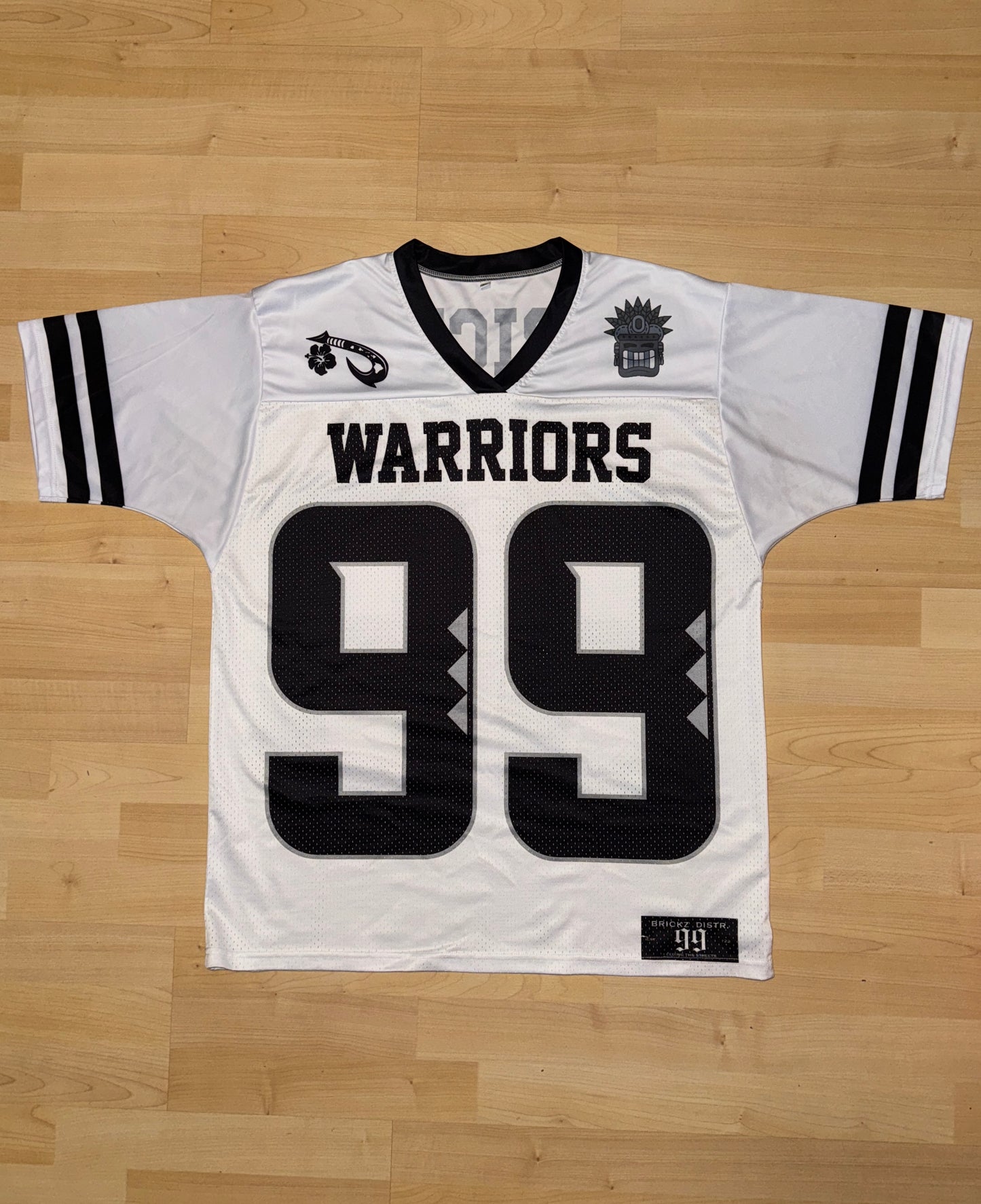 Warriors Jersey (W/black) Throwback