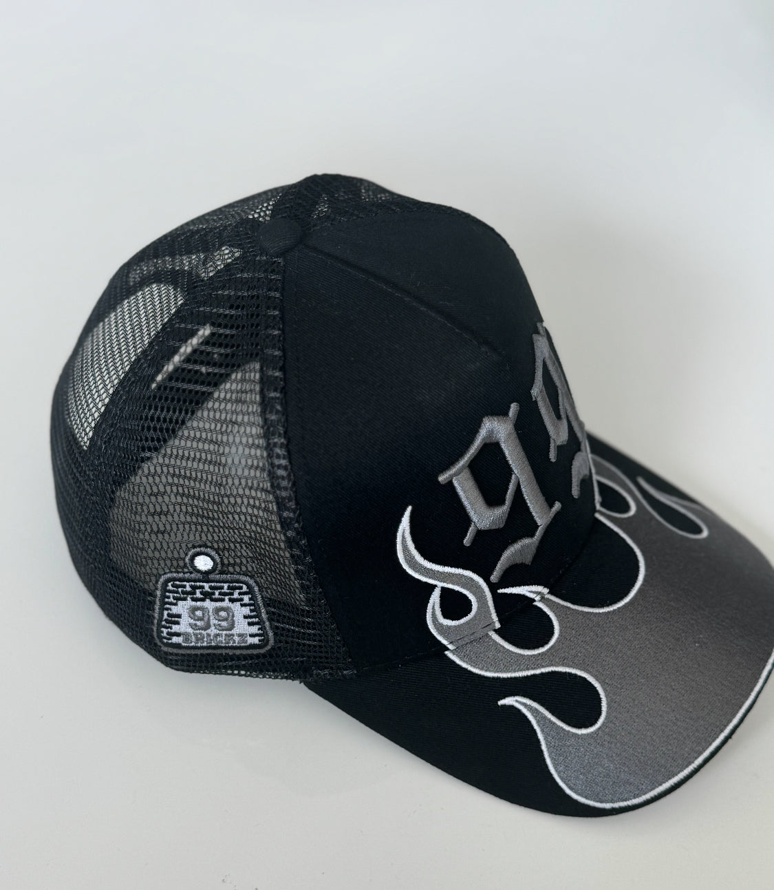 99 Chrome Flame Trucker⚫️